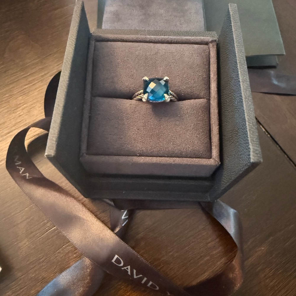 David Yurman Chatelaine 11mm Hampton Blue Topaz